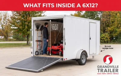 What Fits Inside a 6x12 Enclosed Trailer?
